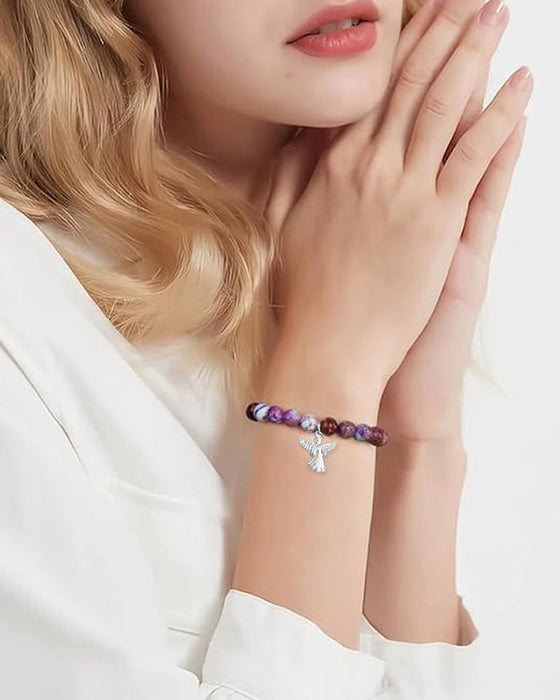 Änglavingar helande kristallarmband