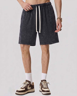 Shorts Tvättad Vintage Terry Ögla