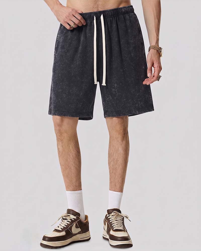 Shorts Tvättad Vintage Terry Ögla