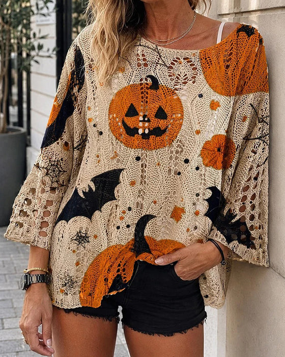 Pullover Rund Hals Urklipp