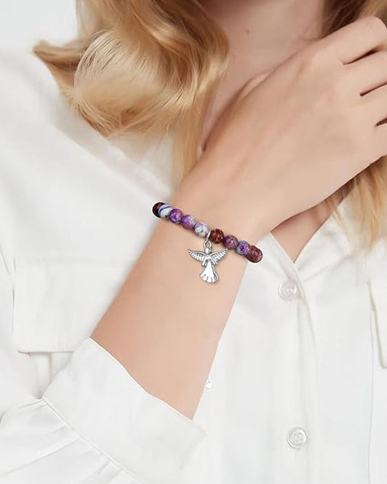 Änglavingar helande kristallarmband