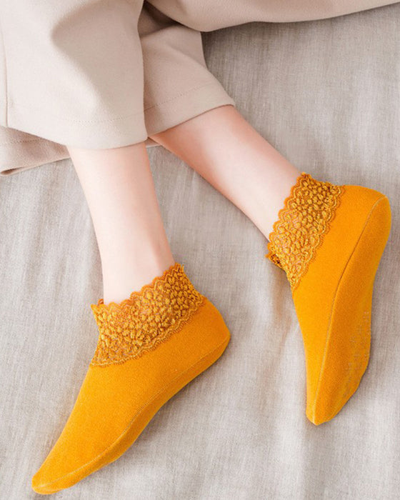 Nya mode Spetsvärmare Strumpor