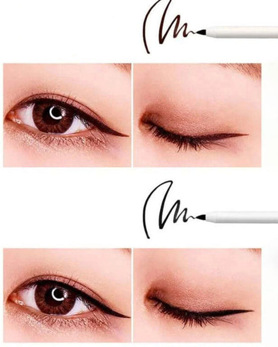 Snabbtorkande och vattentät eyeliner
