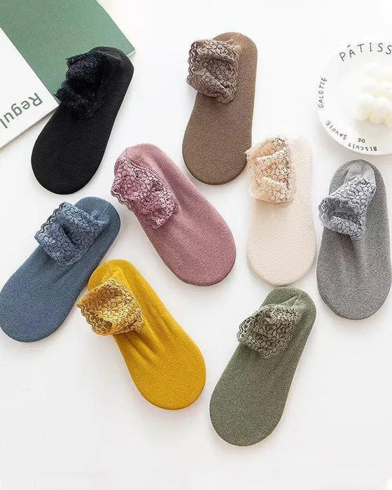 Nya mode Spetsvärmare Strumpor