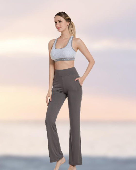 Women's High Waist and Flared Leg Yoga Pants