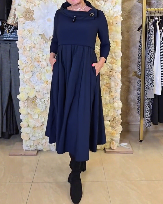 Klänning Modig Street Enfärgad A-linje