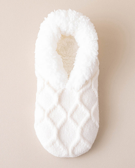 Mysiga halkskyddade termiska golvstrumpor