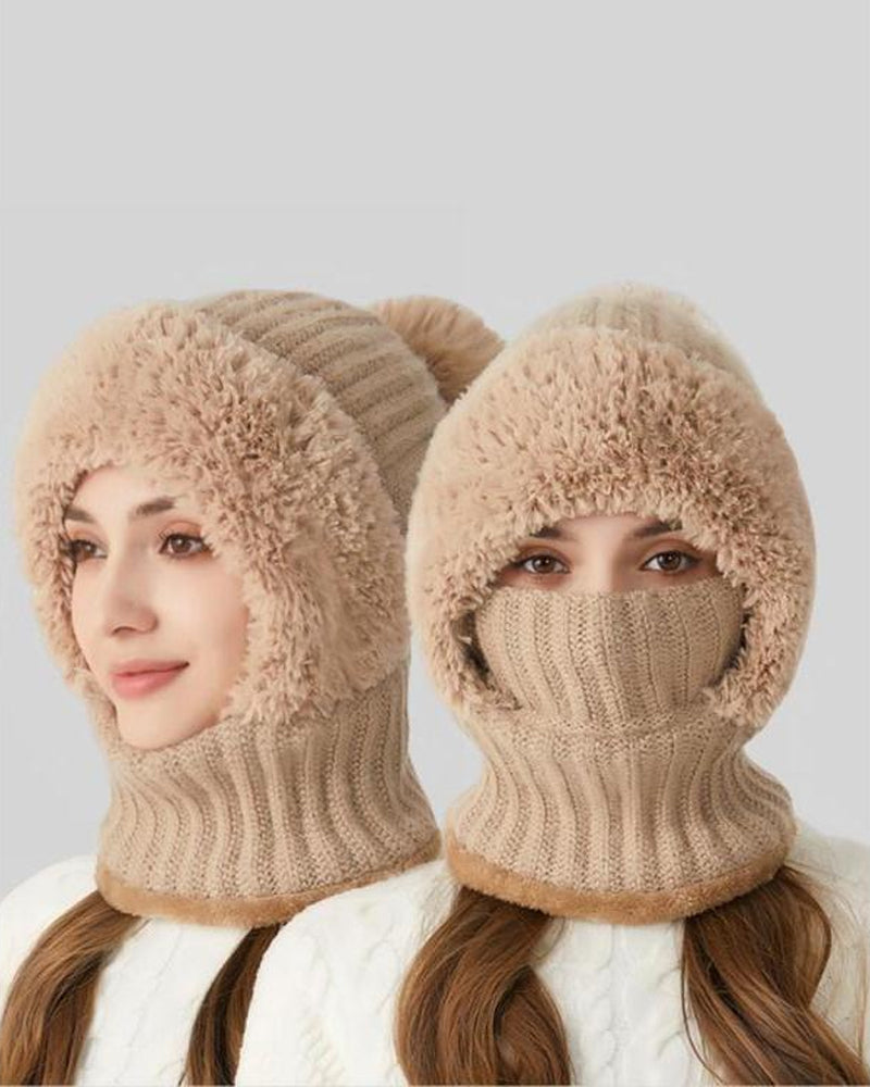 Damluva I Enfärgad Design Med Pälstofs