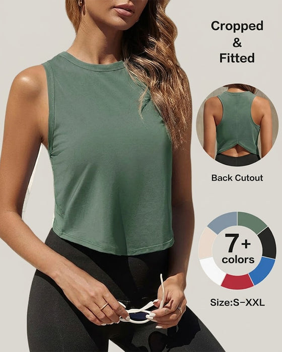 Linne Sportig Croppad