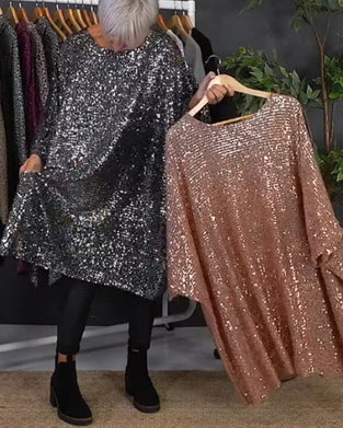 Semester lös paljettklänning