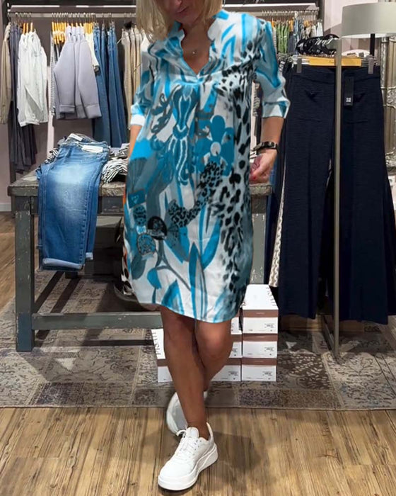 Klänning i vardagsfärg för kvinnor