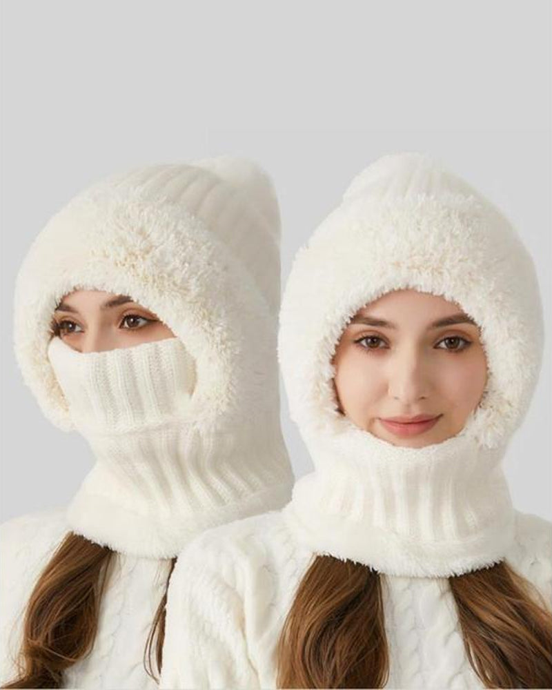 Damluva I Enfärgad Design Med Pälstofs