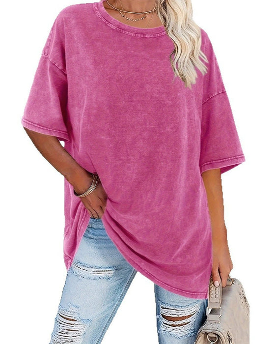 T-Tröja Loose Fit Casual Kortärmad