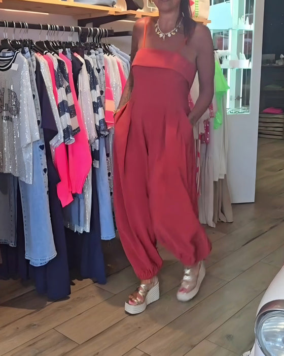 Jumpsuit Bandeau Spagettiband Bred Ben