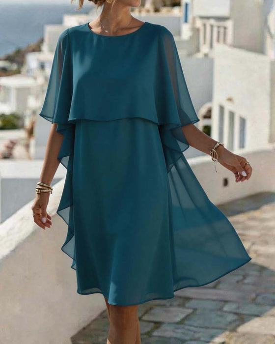 Klädning Solid Casual Rak