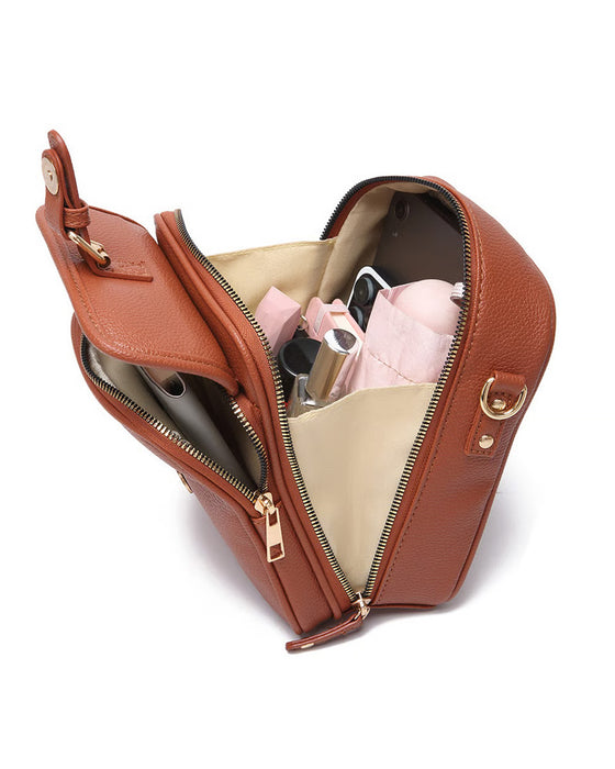 Väska Crossbody Läder