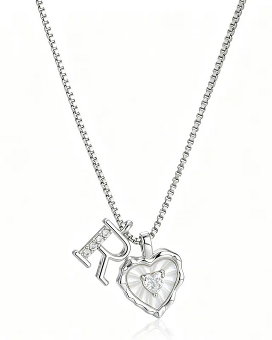 A–Z Mikropave Bokstavspendel Halsband