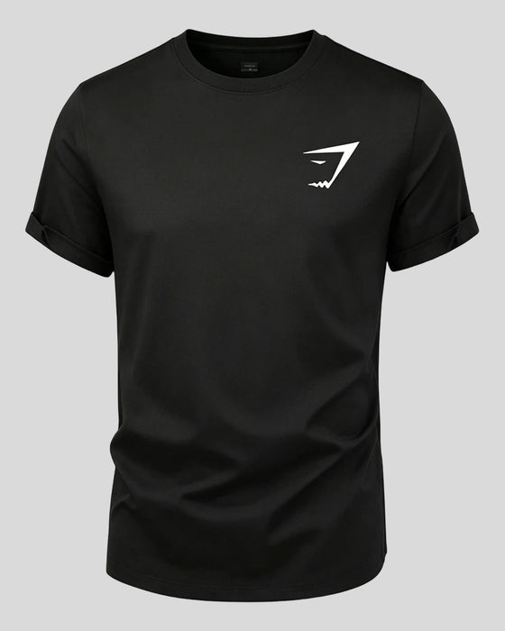Avslappnad T-Shirt Rundhalsad, Kortsärmad