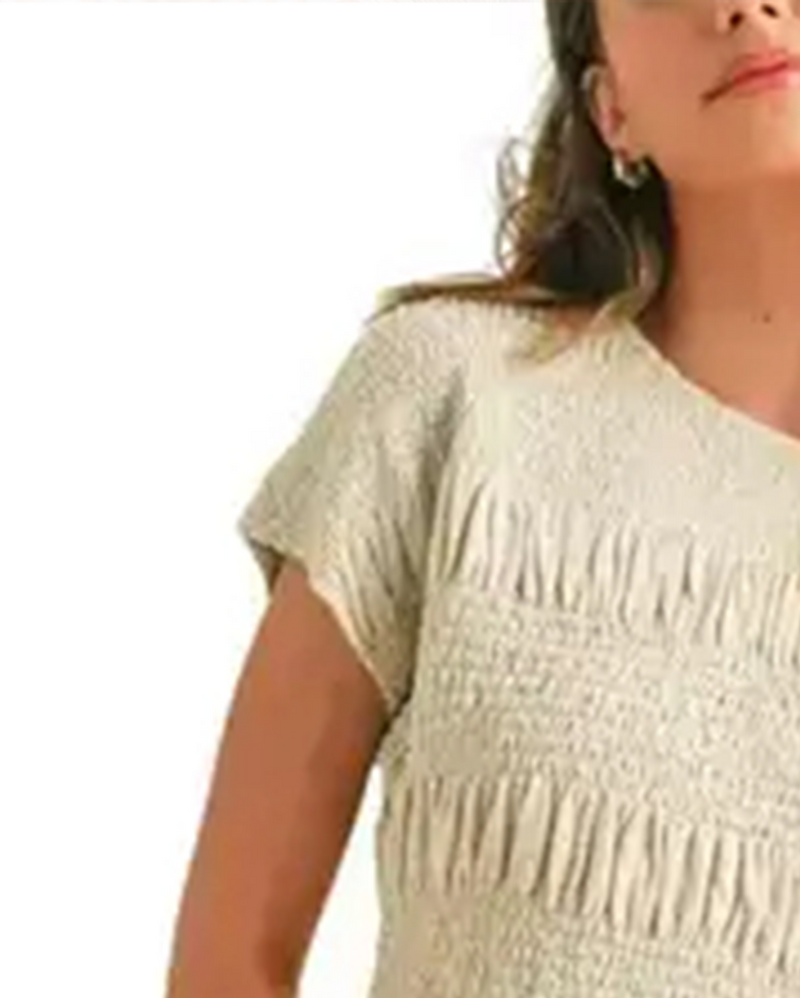 Set Enfärgad Kort Ärm