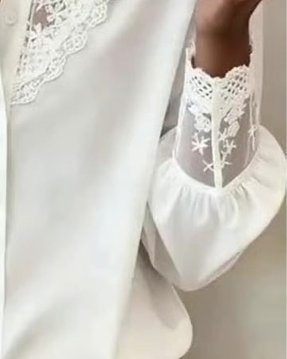 Skjorta Stilfull Och Elegant Lapptäcks