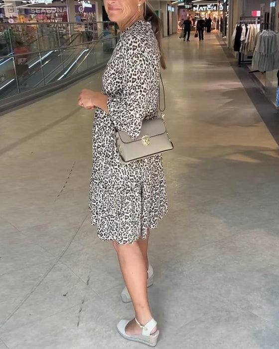 Klänning Leopardprint