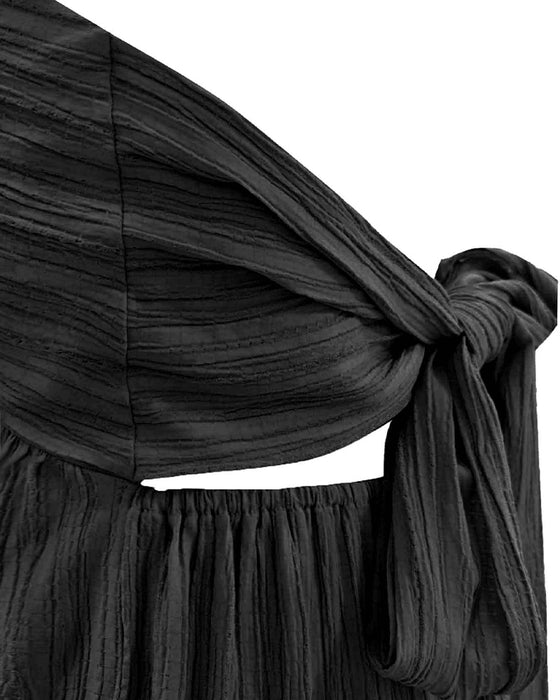 Klänning Mode Solid Halter