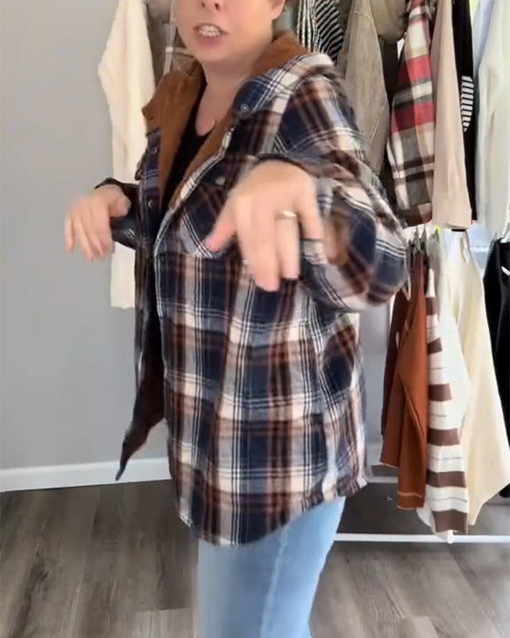 Rutig Huva Ylletröja