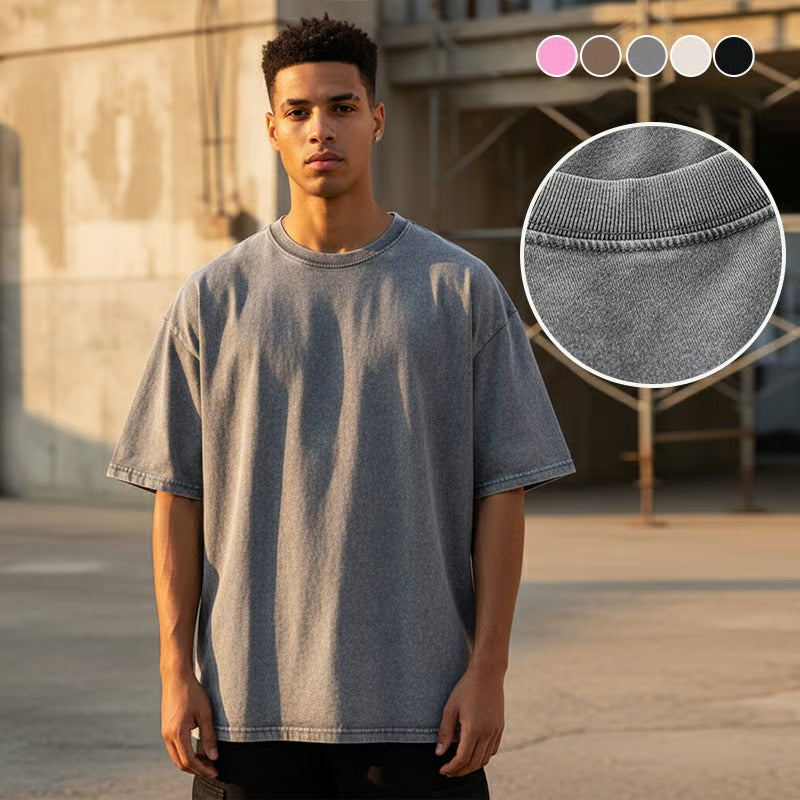 T-Shirt Herr Vintage Lössittande