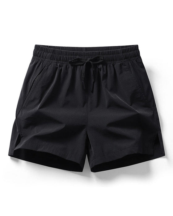 Herrar Avslappnade Snabbtorkande Shorts med Fickor