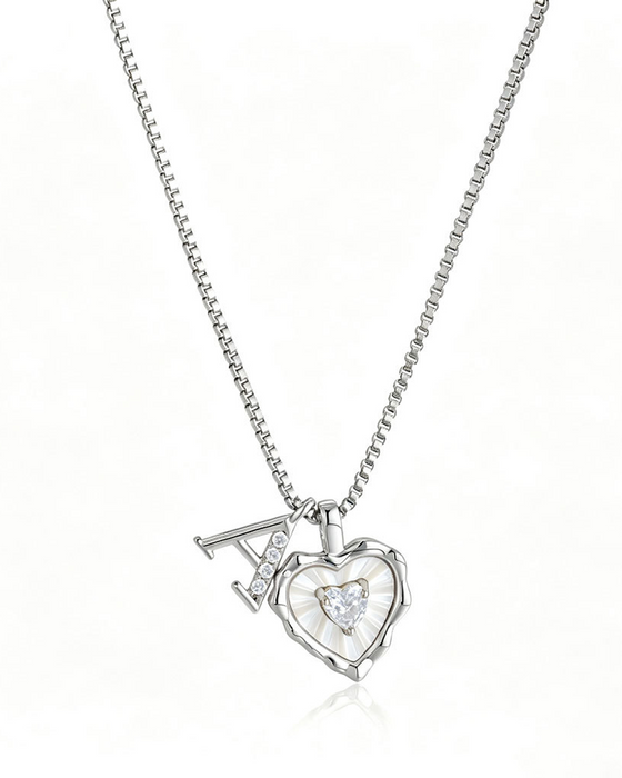 A–Z Mikropave Bokstavspendel Halsband