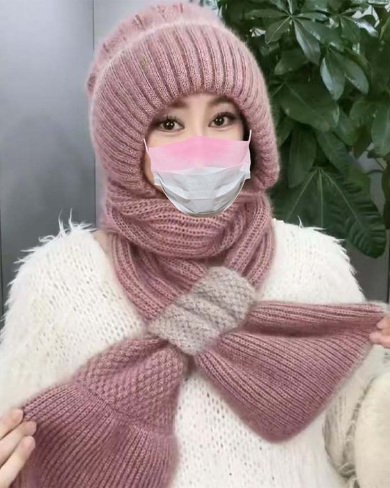 Dam Vindtät Hatt Med Öronskydd