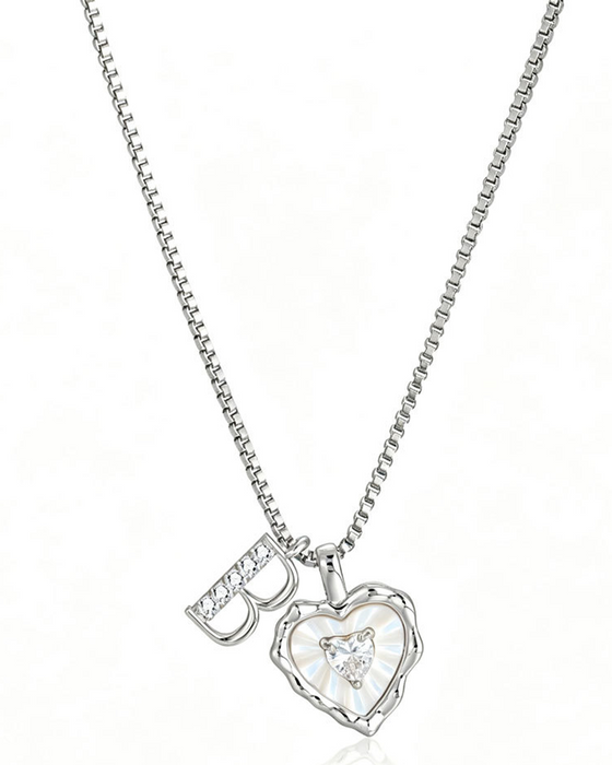 A–Z Mikropave Bokstavspendel Halsband