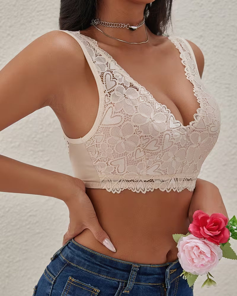 Lingerie Push-up Nahtlös Spets