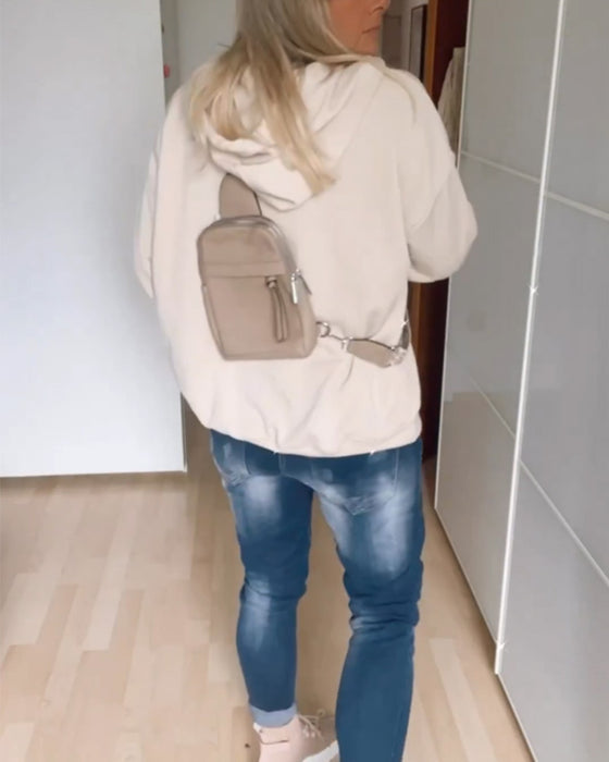 Luvtröjor med löst ankartryck