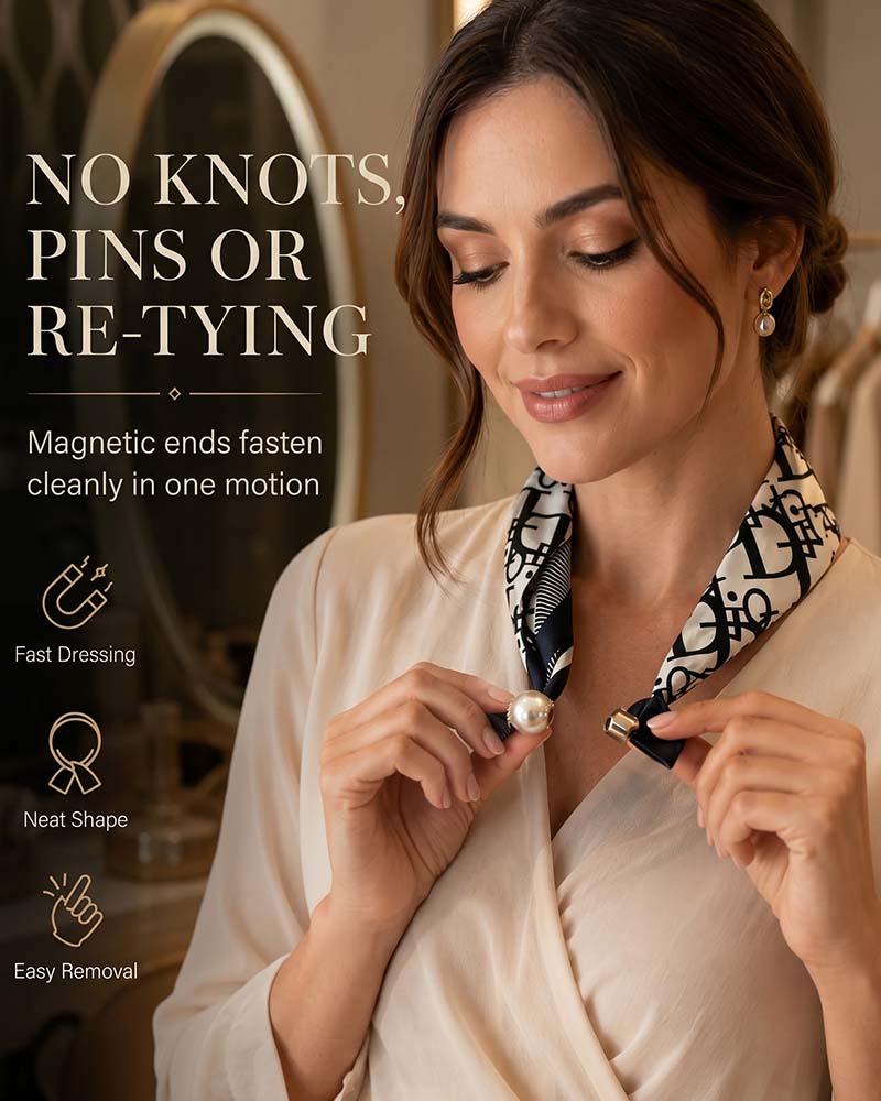 Lättillgänglig Glamour: Pärlhalsbandscarf 🧣