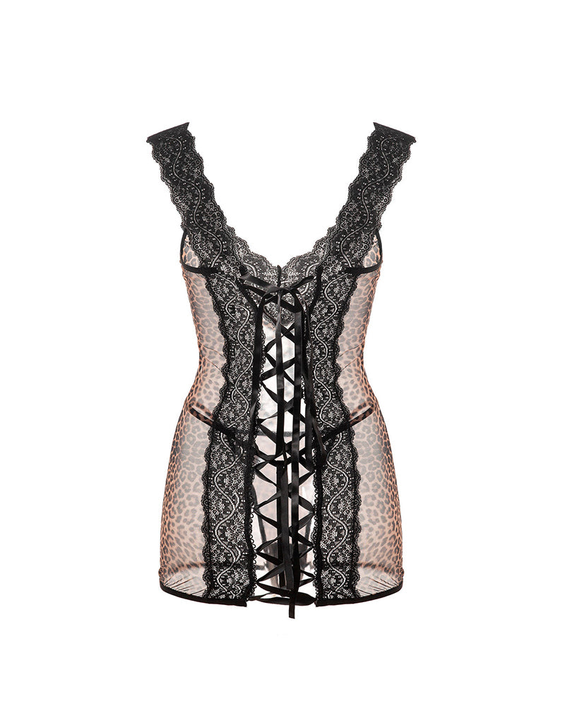 Nattlinne Sexig Band Spets