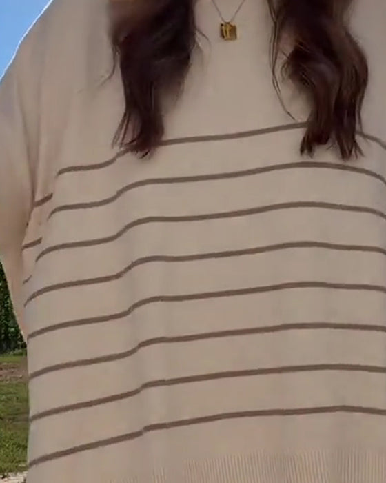 Set Rand Lös Casual Shorts