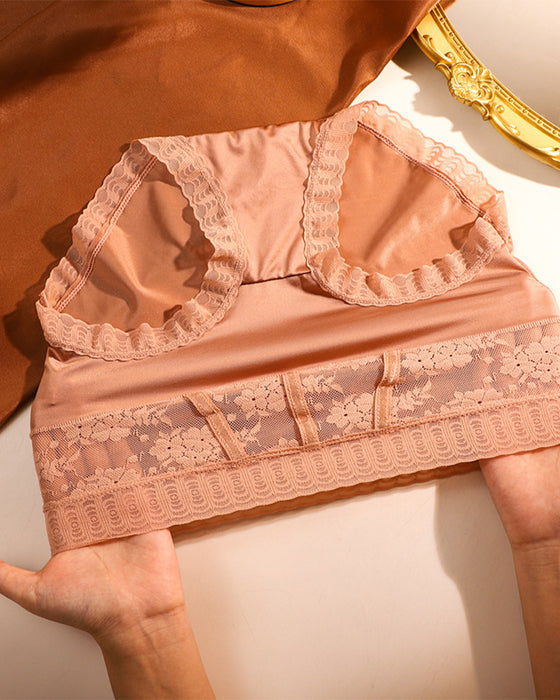 Hög Midja Lace Trosa För Kvinnor