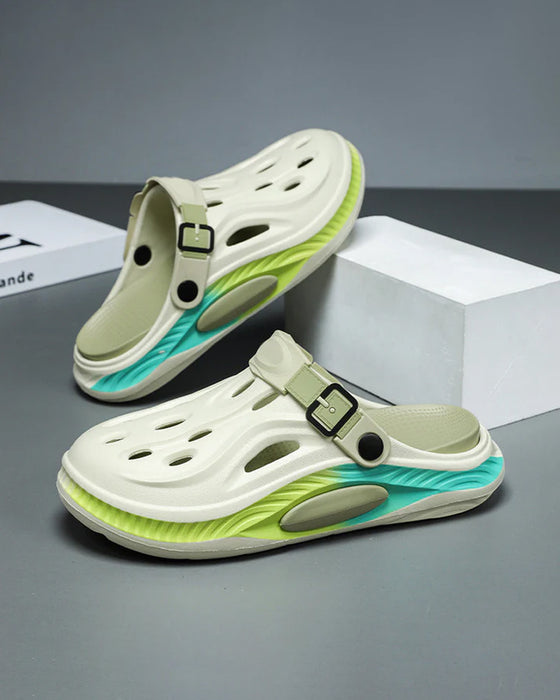 Sandaler Dam/Herr Sommar Tjock Sula Halkfria Avslappnade