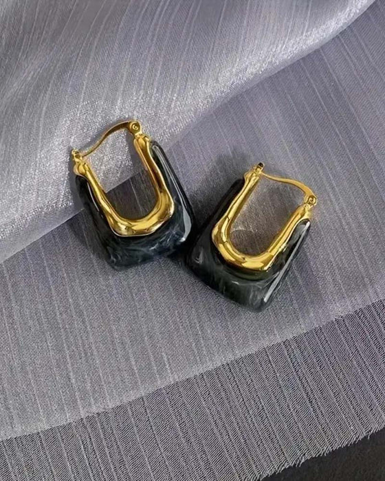 Vintage U-Formade Örhängen