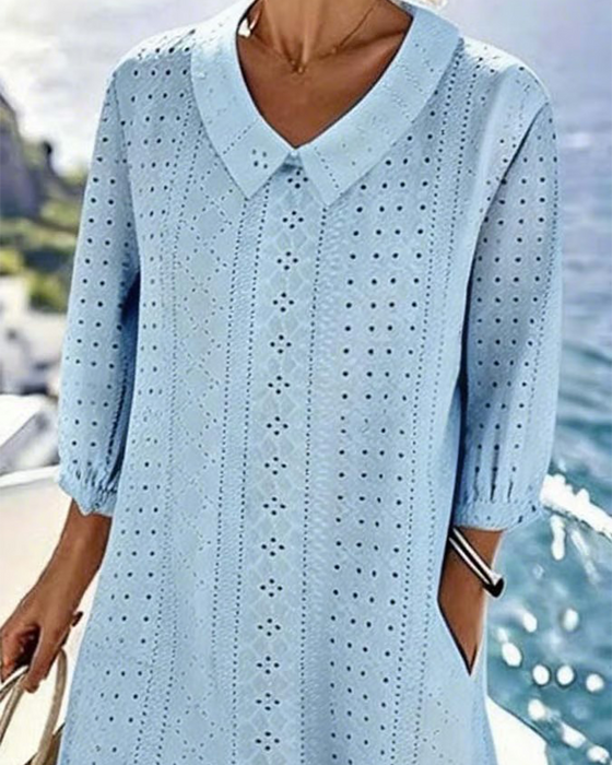 Klänning Baby Doll Hålringning