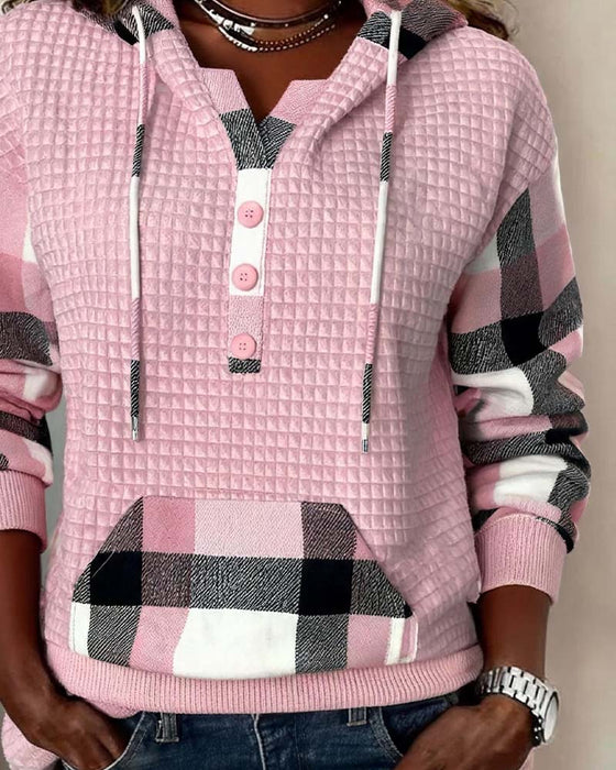 Hoodie Ruta Patchwork Casual
