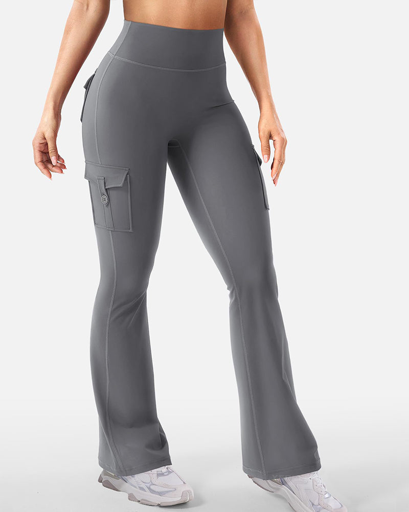 Leggings Utsvängda Arbetskläder Yoga