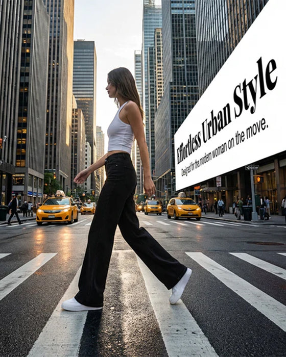 Jeans Löst Rakt Ben