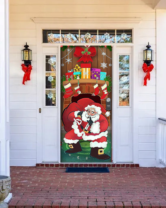 🌟2025 Jul Och Halloween Ytterdörrsdekoration