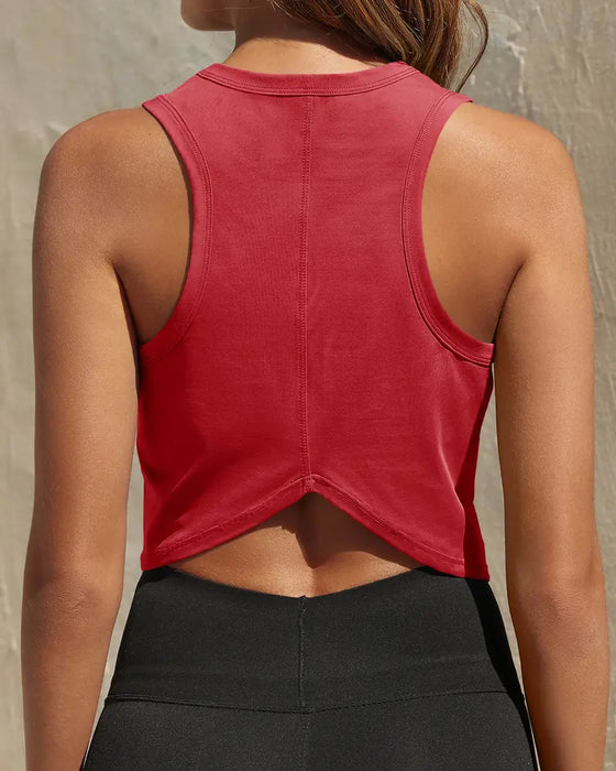Linne Sportig Croppad