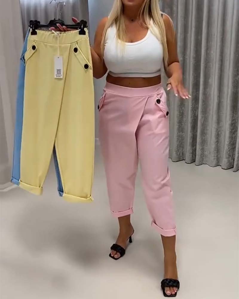 Byxor Designer Häst Ansikte Harem