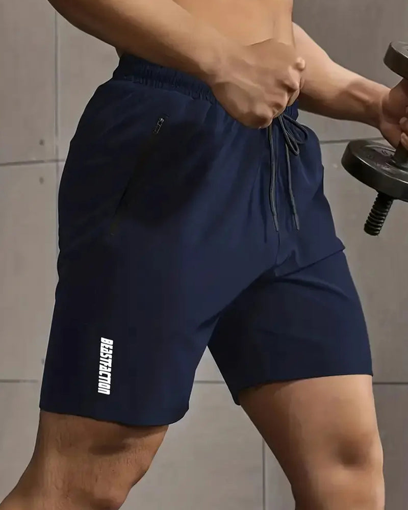 Herr Shorts Snabbtorkande Dragkedjeficka Athletic