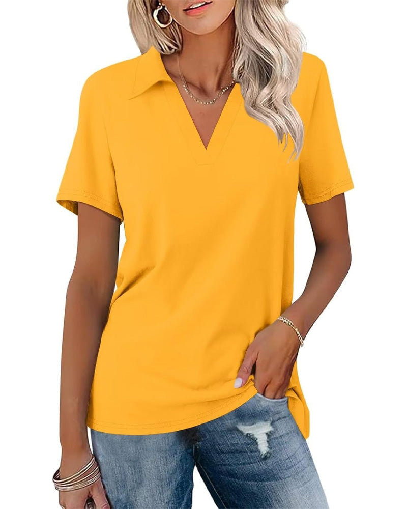 T-Shirt Kort Ärm V-Hals Polo