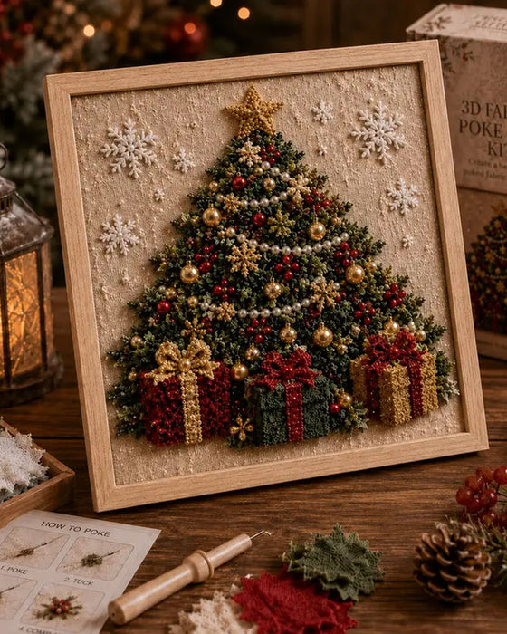 Jul Nålfiltning Tyg DIY Kit
